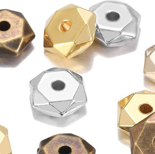 Miniatura 4 de 200pcs 0.276in liso bulto CCB rueda de cuentas de plástico redondo suelta espaciador cuentas para hacer joyería pulsera collar DIY suministros