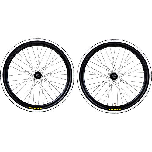 Galano Laufradsatz 650B 27,5Zoll Mountainbike Fahrrad MTB Aluminium Felgen Kenda (vorne + hinten) Cover