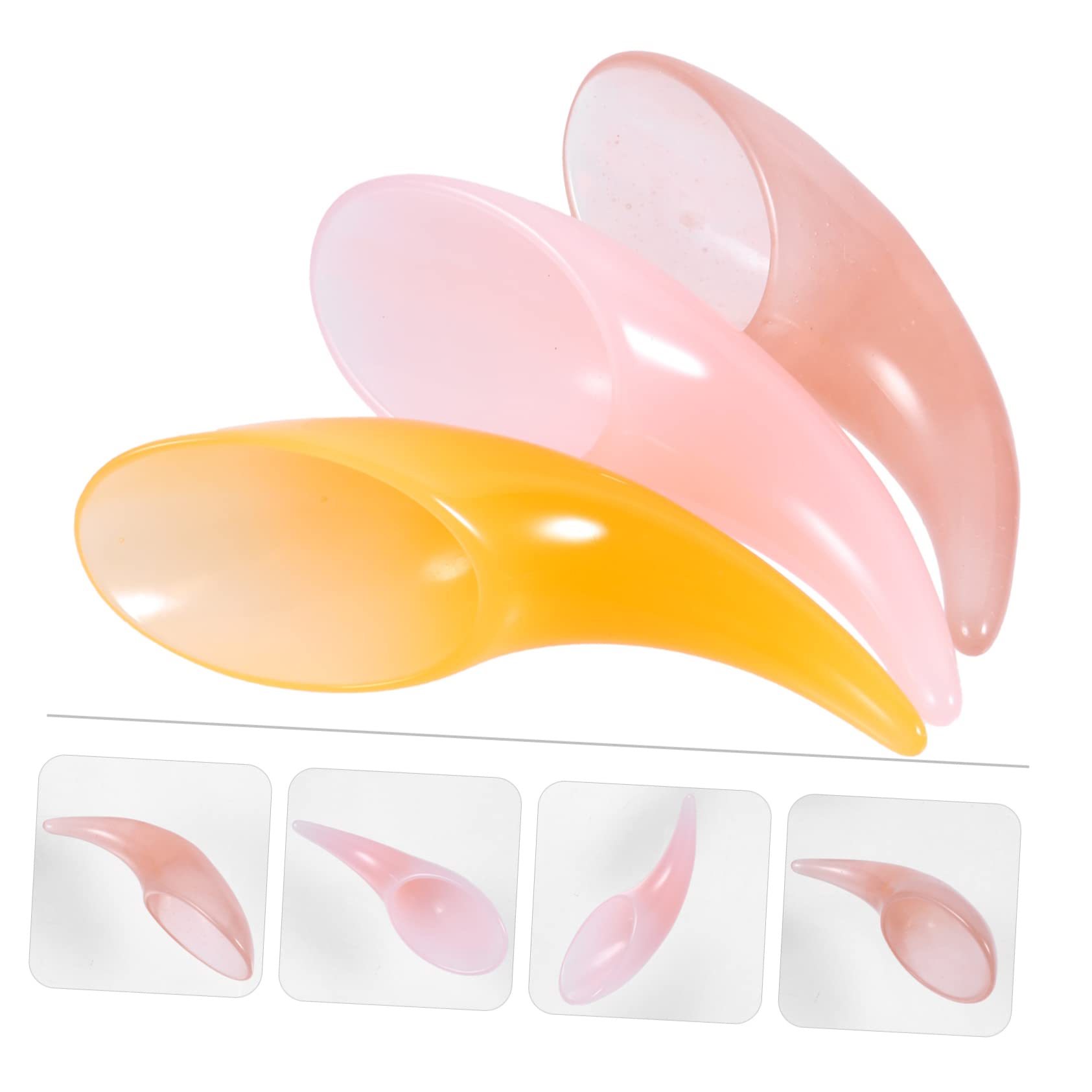 Healvian 9pezzi Piastre Resina Per Massaggio Gua Sha Strumenti Professionali Per Raschiatura Del Corpo e Del Viso Per Rilassamento e Benessere