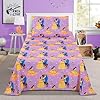Beauty and The Beast Bedding Twin Bed Set for Girls - Bundle with Belle Bed Sheets with Flat Sheet, Fitted Sheet, Pillowcase, Quilted Bedspread Plus Stickers, More | Beauty and The Beast Sheets Twin #3