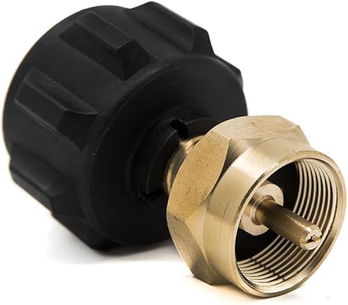 Miniatura 2 de Gas One Paquete de 2 adaptadores de recarga de propano para tanques de propano de 1 lb y se adapta a tanques de propano de 20 lb