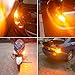 PHINLION 7443 7444 LED Amber Blinker Bulbs, Super Bright 2800 Lumens 103-SMD Dual Filament T20 WY21W 7440NA 7444NA LED Replacement for Vehicles Directional Turn Signal Lights, Orange Yellow