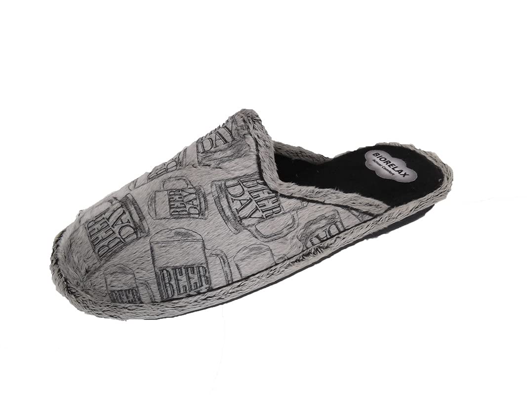 Zapatilla de Estar por casa/Hombre/Biorelax/Material :Suapel/Suela Goma Antideslizante/Cámara de Aire