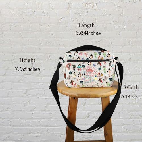 Lotus Merchanidse Crossbody Bag Lotus Encouraging WDW Flower Messange Bag For Fans(flowerHengCr)3