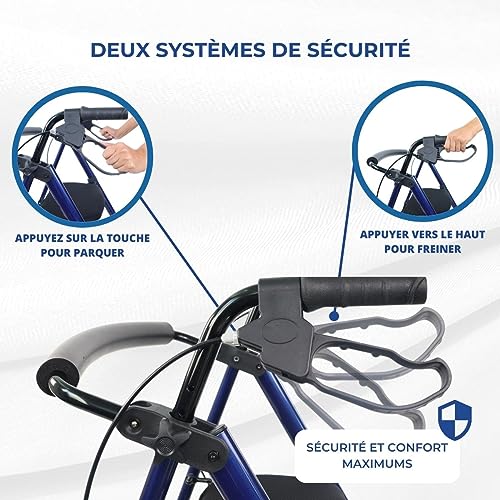 Déambulateur 4 roues Mobiclinic pliable pour retrouver l'équilibre - 5