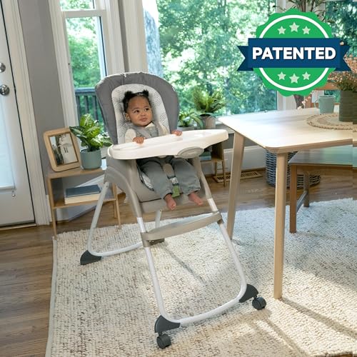 Ingenuity Full Course 6-in-1 High Chair - Baby to 5 Years Old, 6 Convertible Modes, 2 Dishwasher Safe Trays - Astro - Image 4
