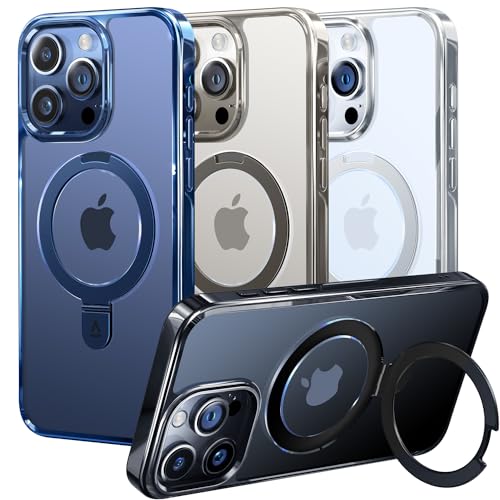 ✨iPhone 15 Pro ケース 強化ガラス カメラスタンド ブルー 青 iPhone 15 Pro ケース 強化ガラス カメラスタンド ブルー 青