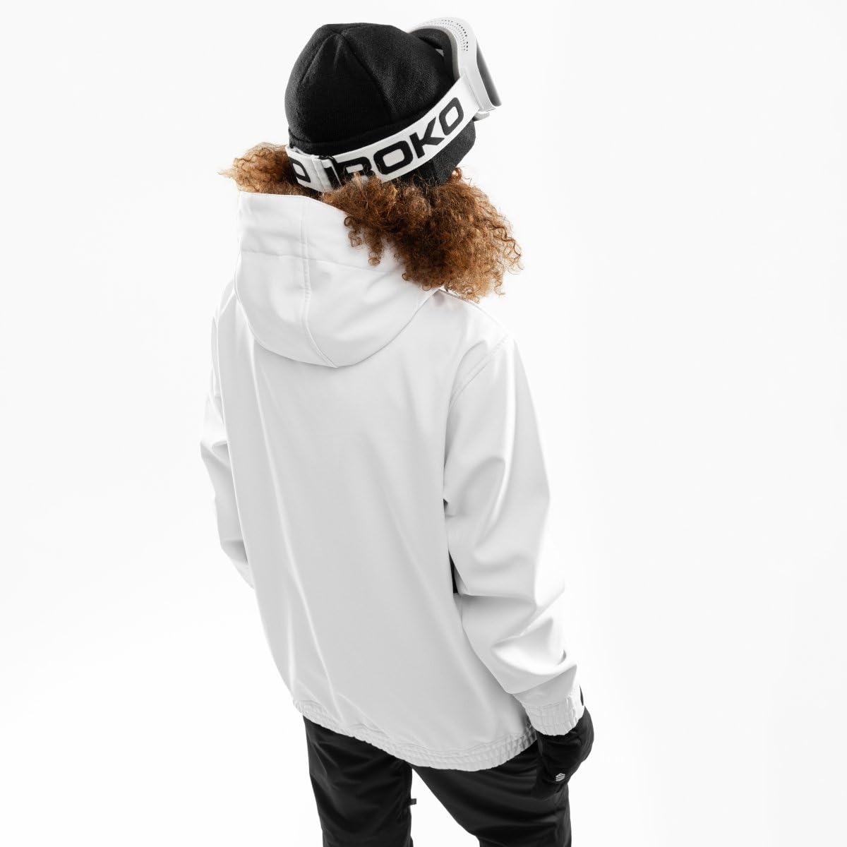 SIROKO Chaqueta para snowboard/esquí esquí y nieve W3-W Antarctica Blanco