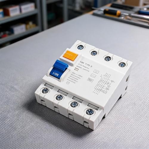 Disyuntor de corriente residual 40A tipo B y 4 polos protector de fugas CC en carga VE 4