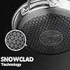 SNOWCLAD Pots and Pans Set Non Stick, 14 Pcs Hybrid Stainless Steel Cookware Sets, Non Stick Frying Pans, Saucepans, Saute Pan & Stock Pot, PFOA Free Kitchen Skillet,Induction Compatible #5