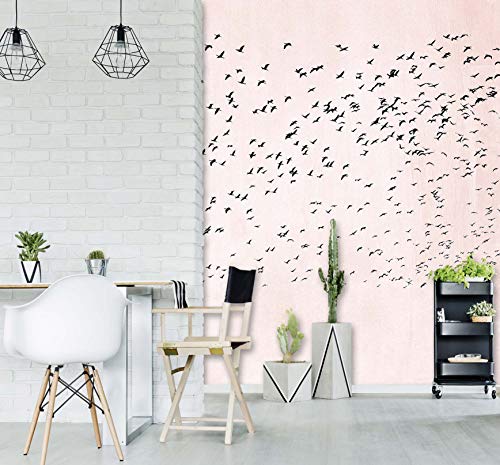 3D Canada Geese 1208 Wall Paper Print Decal Deco Wall Mural Self-Adhesive Wallpaper Aj Us Boris Draschoff Muzi (Vinyl (No Glue & Removable), 【114”X205”】 290X520Cm(Wxh)) #TOP1