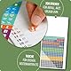Paarplaner 2026 18 Monate FLORAL 3 Spalten Planer für Zwei Juli 25 bis Dezember 26 Paarkalender 16x32,5cm Partnerkalender 2026 Wandplaner & STICKER Recycling Urlaub inkl. Pflanzkalender