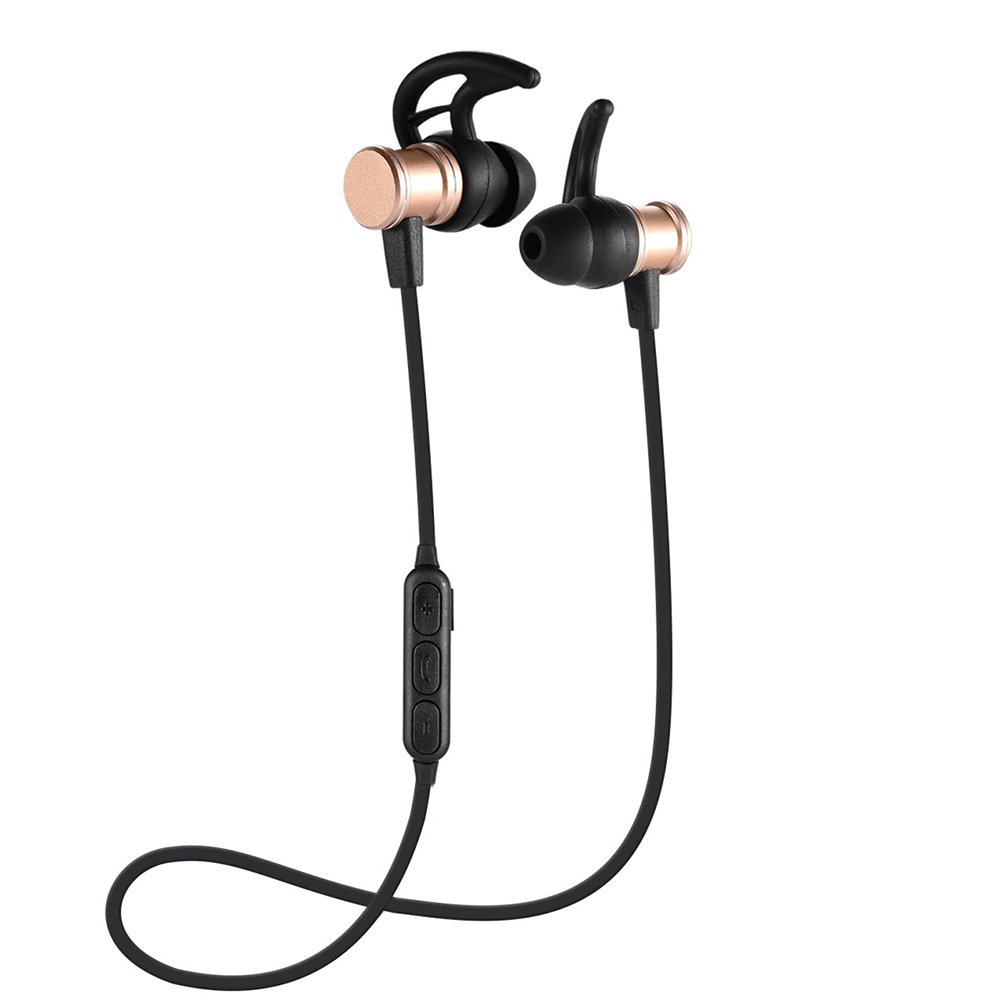 AirfrexIn Ear Bluetooth Wireless Earbuds with Mic Gold