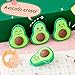 Ranvi 30 PCS Avocado Erasers, Mini Erasers for Kids Play Prize Party, Carnival and School Supplies