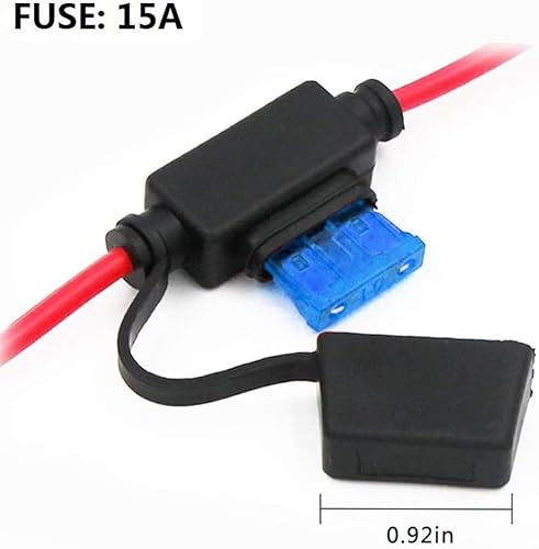 Miniatura 4 de Enchufe de encendedor de cigarrillos hembra de 13 pies y 12 V, terminal de anillo de ojal de batería, cable de extensión de 12 voltios, adaptador de