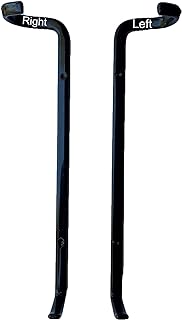 Rick Young Outdoors- Vertical Gun Rack Storage, Wall Mount, Left or Right Handed Rack, Aluminum Rubber Coated. Manufactured by Vertical Gun Racks USA - Generic