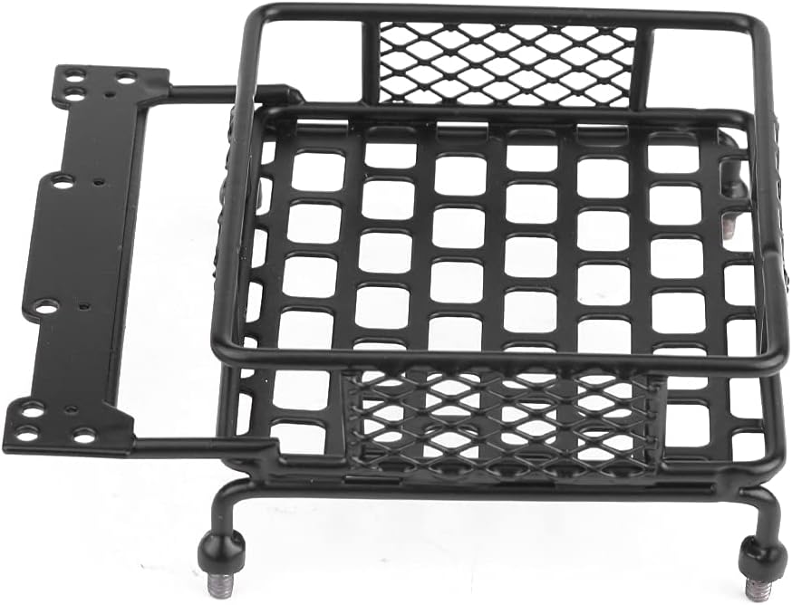 RC Car Roof Rack, Large/Medium/Small Steel Model Vehicle Luggage Tray Roof Rack for Tamiya CC01 / CR01 / D90 / SCX10 1/10 1/8 RC Crawler Car(12.00 * 11.00 * 4.00)