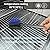 Nylon Grill Brush No Wire Bristle Barbecue Brush Grill Cleaning Kit Safe Grill Scraper Brush for Outdoor Grill Cleaner with Hole BBQ Brush Accessories Clean Cool Grates Gift for Men/Dad 3 PCS