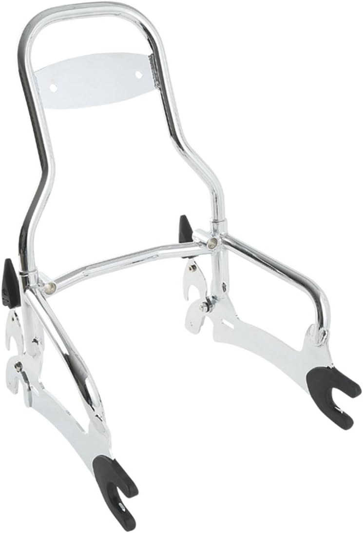 XMT-Moto 12" Chrome Backrest Passenger Sissy Bar fits For 2018 Chief,2016-2018 Chief Dark Horse,2014-2018 Chief Vintage,2014-2018 Chief Classic