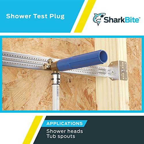 Shark Bite 2 Inch Mnpt Bathroom Shower Test Plug, 25828Z, 1 Count (Pack Of 1) #TOP4