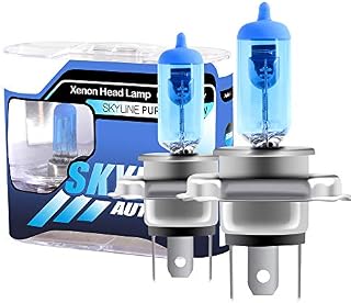 Teguangmei 2 x H7 Halogen Headlight Bulbs 55W 5000K Super Bright Xenon White Lamp 12V for Car Front Fog Light Halogen Headlight Lamps DRL