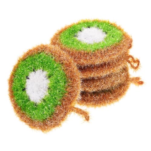 Warmhm 5pezzi Spugne per Piatti da Articoli Essenziali per Cucina e Materiali Sicuri e Pratici Adatti al Lavaggio Stoviglie Forte Assorbimento d per Meglio Ciotole Lavandini Tazze ECC