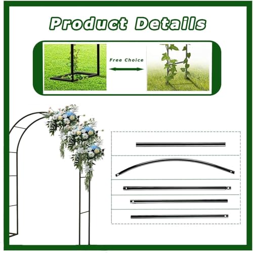 Arc rose de base stable pour la décoration de support de fleurs