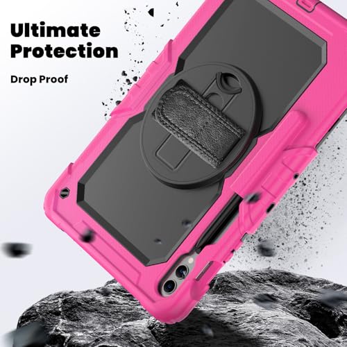 Coque Samsung Tab S10 Plus antichoc avec protège-écran et support 360 - 3