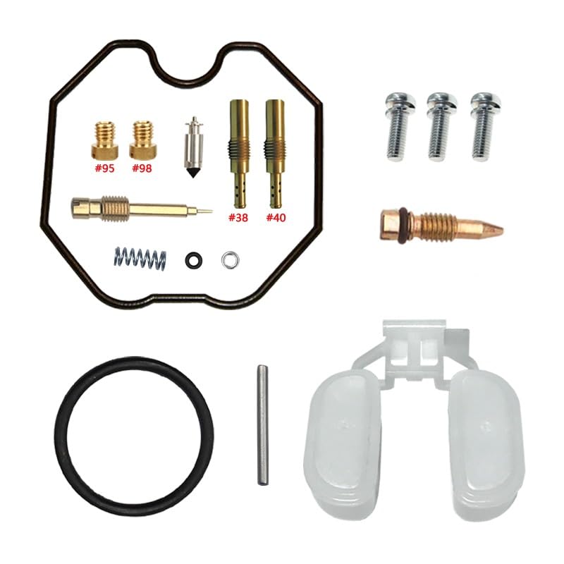 Kit reparación carburador XL125R con chicleres de latón para mezcla óptima