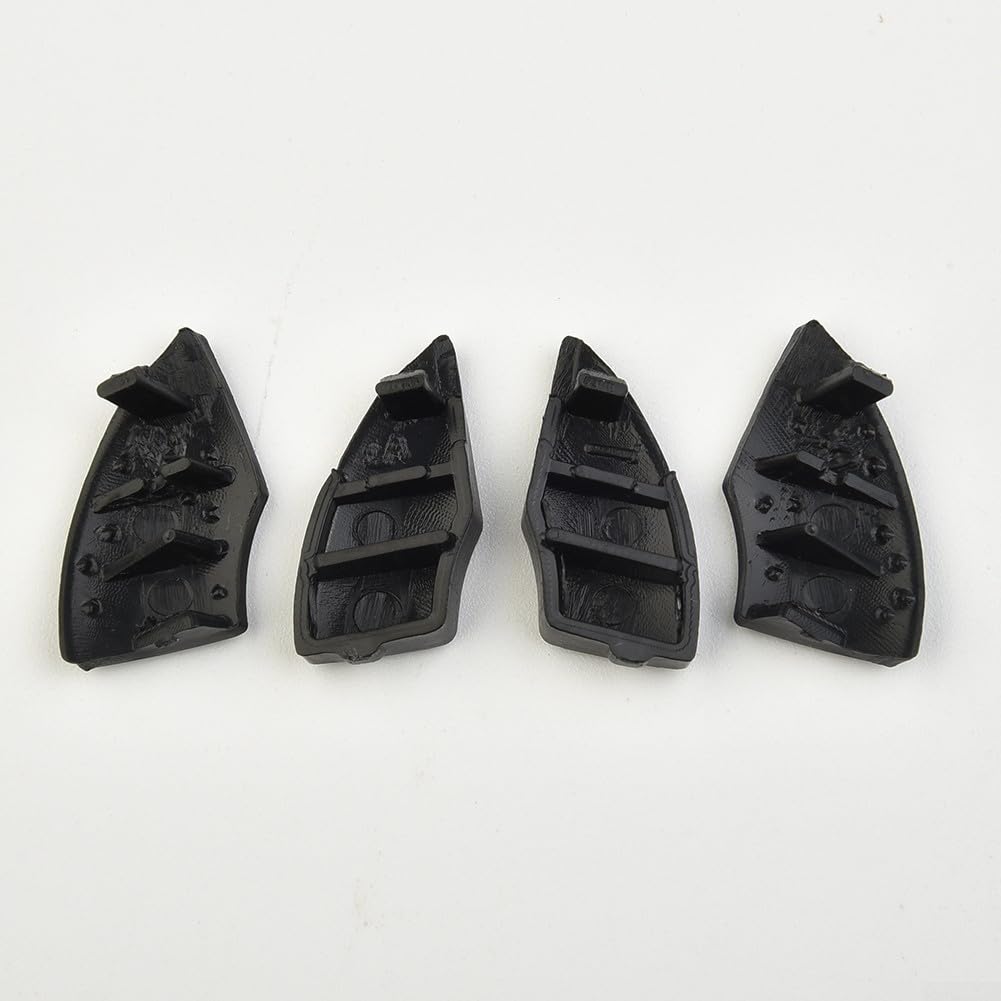 Confezione da 4 coperture nere per rimozione pulsanti radio Fiat 500, compatibili con modelli 2008