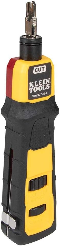 Klein Tools Cable Tester and Punchdown Tool Bundle | Tests Voice, Data and Video Cables | Reliable CAT Cable Connections