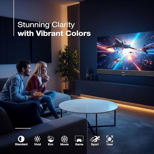 Image of Sansui 80cm (32) Smart Coolita TV, QLED Display, HD Ready, Dolby Audio, Built-in Soundbar, Surround Sound, 60Hz Refresh Rate JSS32CSQLED (Black)