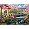 Ceaco - Disney – Thomas Kinkade – Mickey e Minnie no Japão – Quebra-cabeça de 1000 peças para adultos – Quebra-cabeça desafiador perfeito para noites de jogos – O tamanho final é 67 x 48 cm