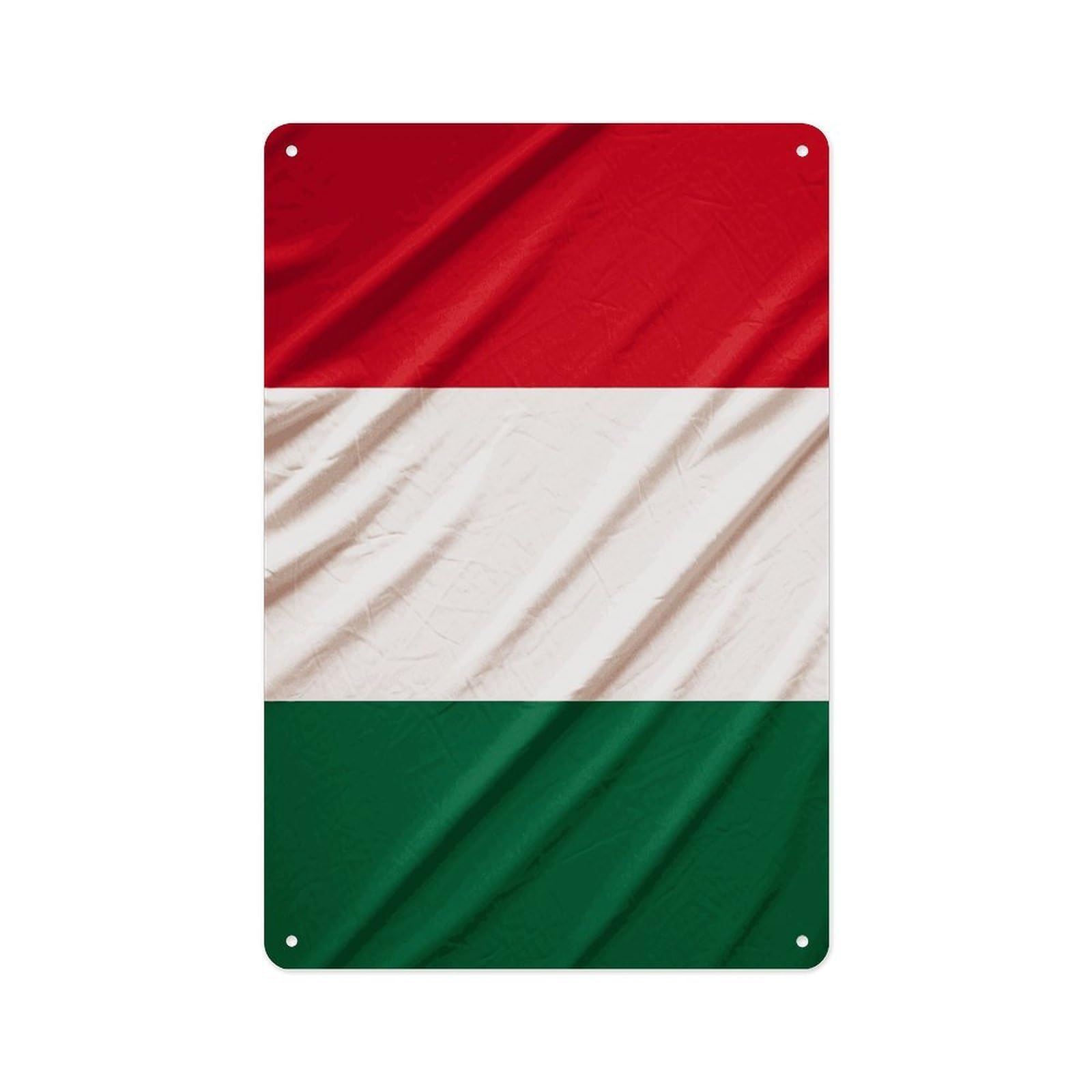 Fekiloot Style Italy Flag Wall Decor Metal Signs Tin Signs Poster