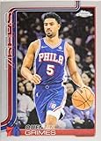 2025-26 Topps Chrome #197 Quentin Grimes Philadelphia Basketball Card - Sportscard Superstore