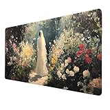 【TAPIS DE SOURIS IMPERMÉABLE】Ce tapis de souris lavable est facile à nettoyer et peut résister aux accidents, de sorte que les liquides peuvent être facilement essuyés avec un chiffon humide et il ne retardera pas votre travail/jeu