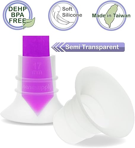 Miniatura 4 de Nenesupply Insertos de brida de 2 generación de 0.669 in compatibles con brida de 0.945 in de Elvie OG Elvie Stride Spectra Momcozy Willow Reduce