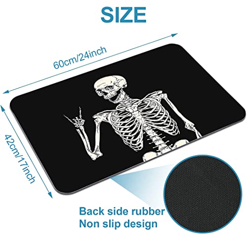 YISUMEI Bathroom Mat, Non-Slip Super Absorption Bath Carpet with Rubber Backing - Image 3