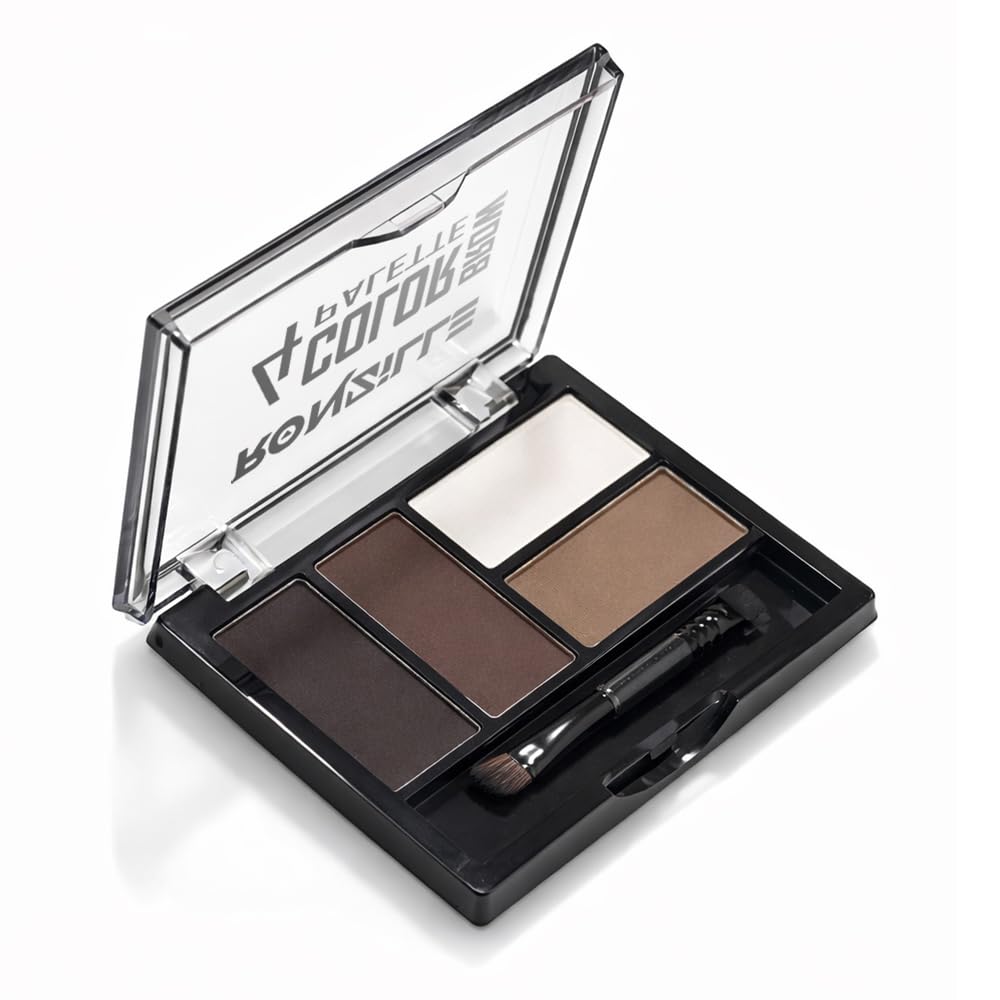 Ronzille Eyeshadow Palette Kit & Eyebrow 4-Colors Brow Palette, Easy Shapping, Smooth & Blendable Texture, Long Lasting-image-18