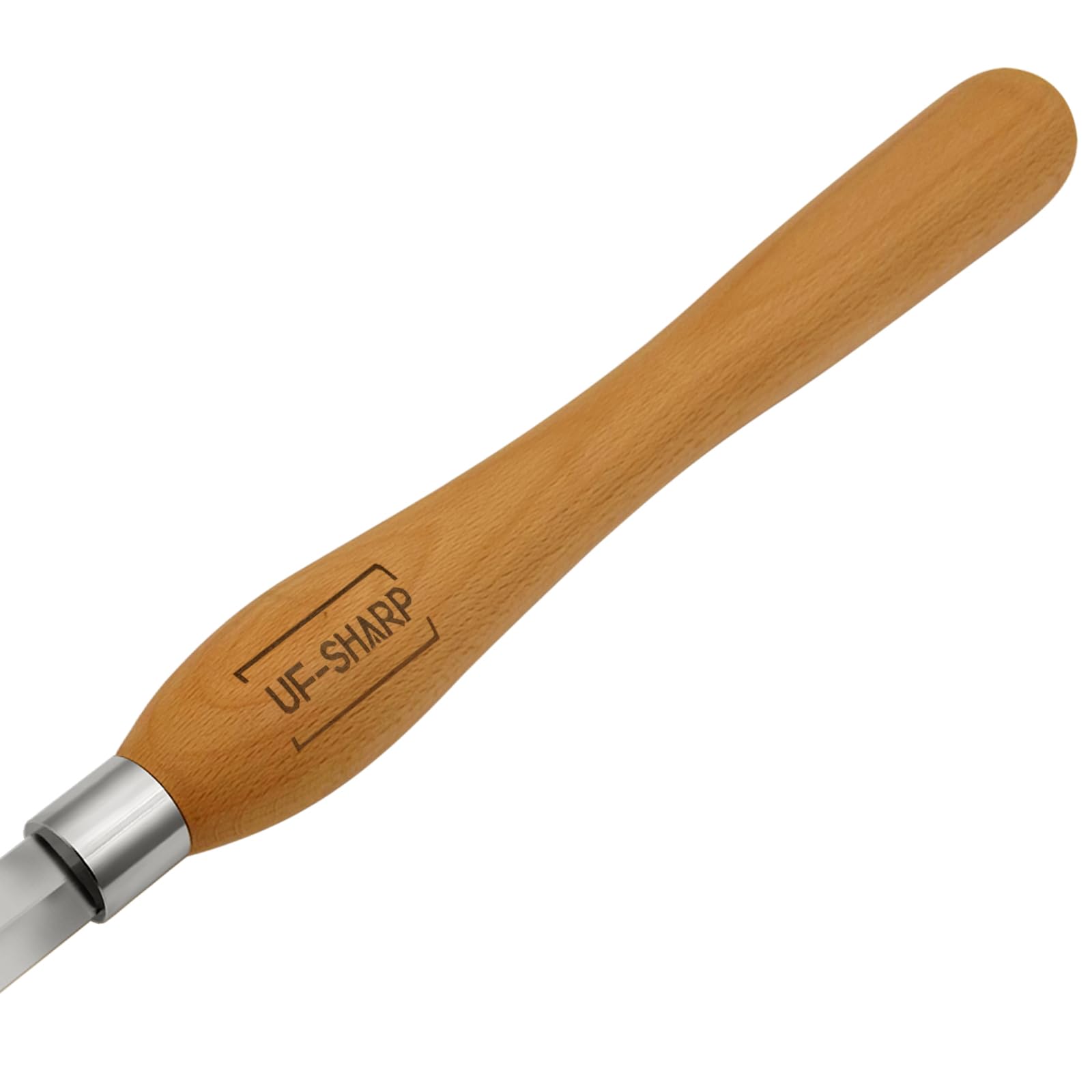 Herramienta de separación de diamante de 3/16 pulgadas de grosor - 3/4 pulgadas de ancho, M2 Cryo HSS herramientas de torneado de madera con mango de madera de haya