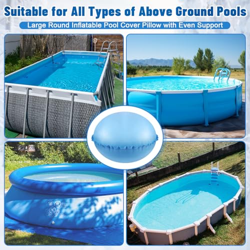 image for Niuyhe Pool Pillows for Above Ground Pools, Pool Pillows for Closing W