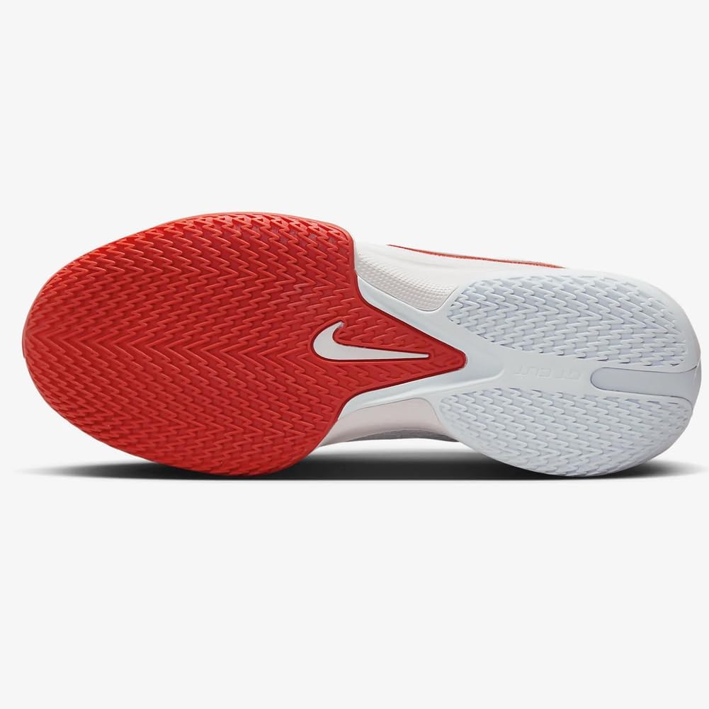 Nike G.T. Cut Academy Men's Basketball Shoes (FB2599-101, Summit White/Picante RED/Football Grey/Metallic Silver) Size 13 - Image 4