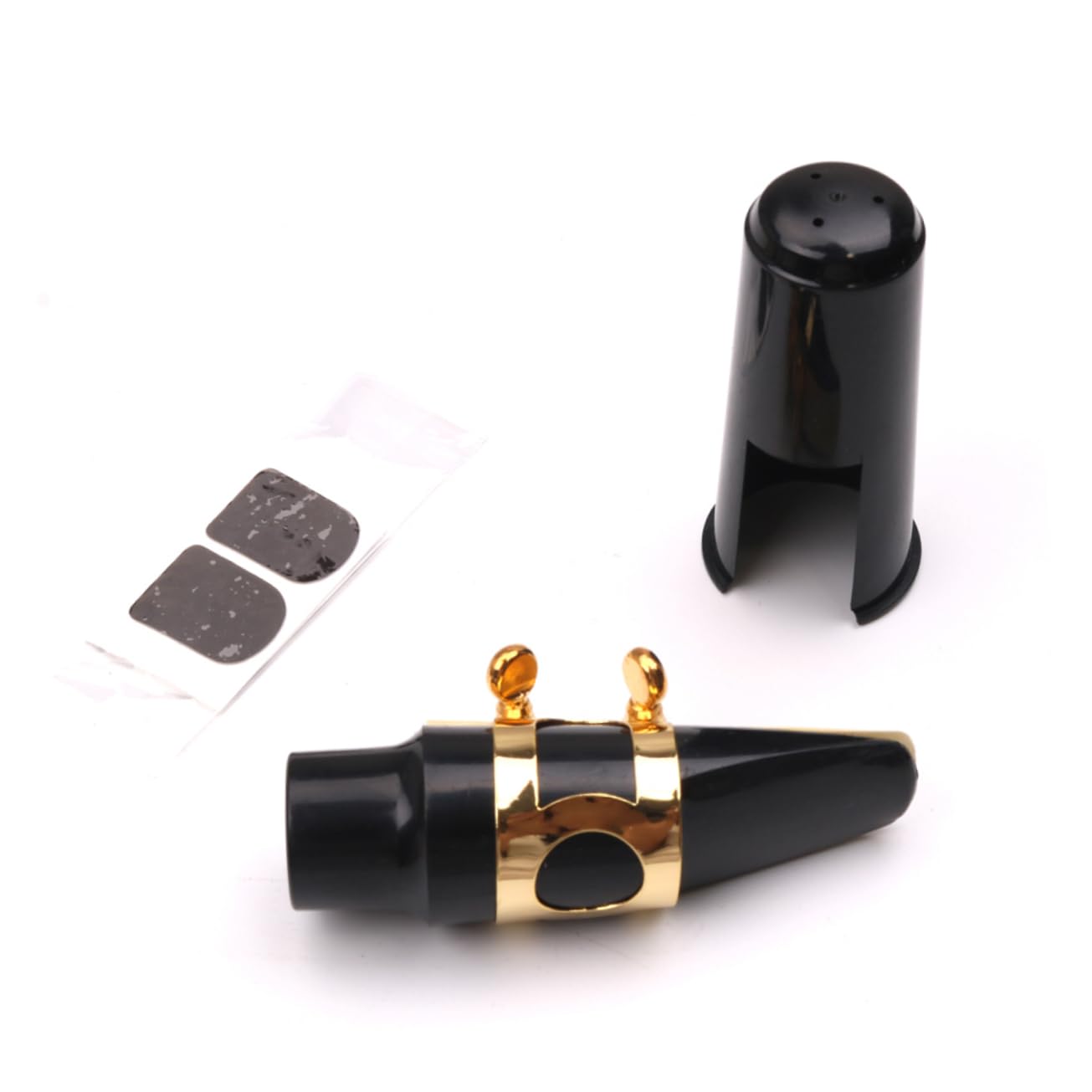 HEMOTON 3 Juegos Boquilla De Saxofón Con Tapa Saxófono Kit De Boquillas Para Saxofón Alto De Boquilla Almohadillas Para Boquilla De Saxo Boquilla Con Tapa Saxo Repuestos Bambú