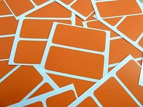 65x30mm Rectangular Colour Code Stickers - Packs of 45 Coloured Rectangle Sticky Labels - 30 Colours Available (Light Brown Kraft)