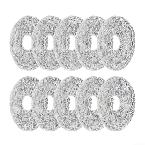 Juego de 10 paños para fregona compatibles con Xiaomi para Mijia 5 Pro / OV21CN Smart Vacuum Cleaner para tareas diarias de mantenimiento