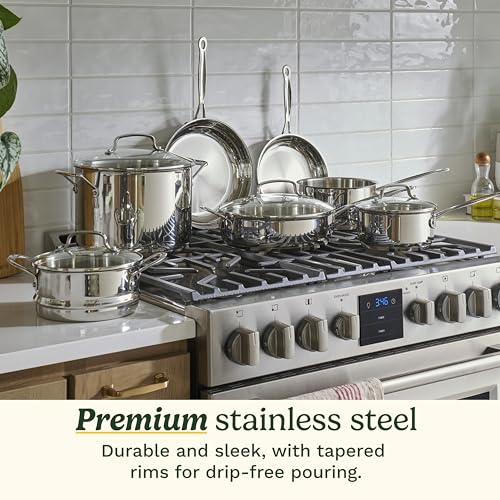 MasterClass Stainless Steel Cookware Set product image
