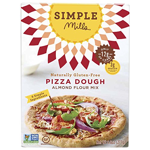 Simple Mills Almond Flour Mix, Pizza Dough, 9.8 oz (PACKAGING MAY VARY)