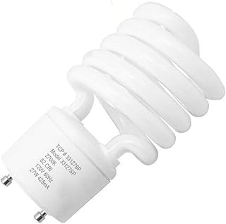 (Case of 12) TCP 33127SP41K 27-watt Spring Lamp CFL GU Light Bulb, 4100-Kelvin
