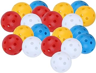 Huairdum ?? Ball Airflow Ball, Plastic 20Pcs 4 Colors Airflow Ball, Airflow Training Ball, 41mm 85g For Sports Practice For ForTennis For Indoor