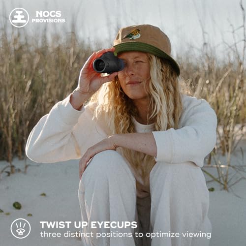 Image of Nocs Provisions Zoom Tube 8x32 Monocular, Bird Watching & Backpacking | 8X Magnification Telescope, Bak4 Prism, Wide Field of View for Wildlife Viewing